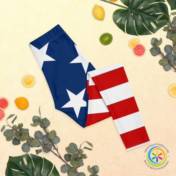 American Patriot 4th of July Leggings-ShopImaginable.com
