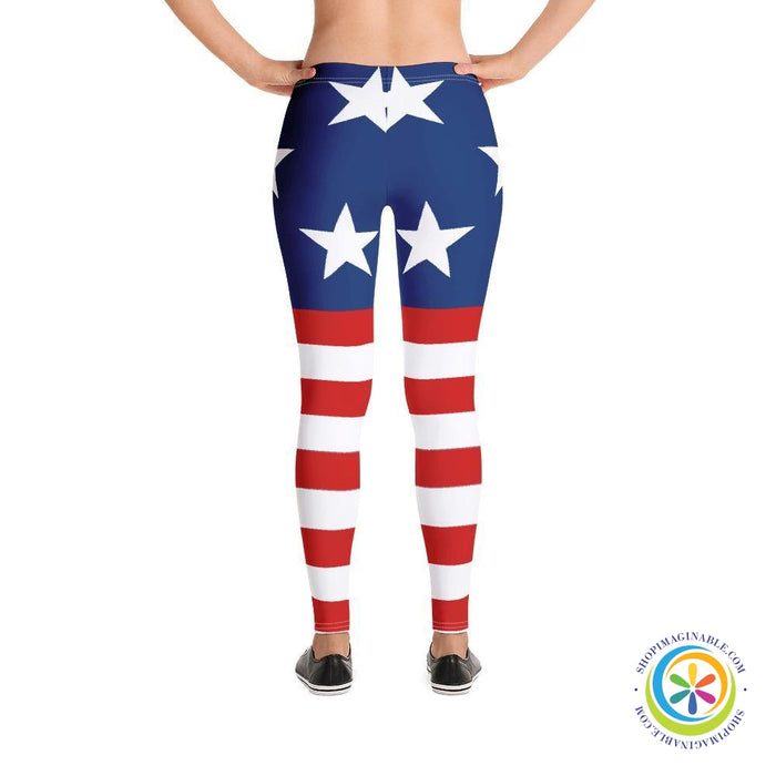 American Patriot 4th of July Leggings-ShopImaginable.com