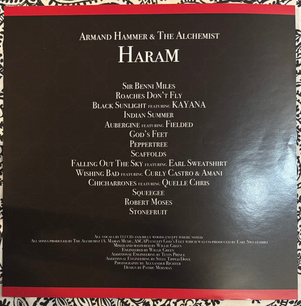 Armand Hammer - Haram (LP) [US] 1st (Near Mint (NM or M-))