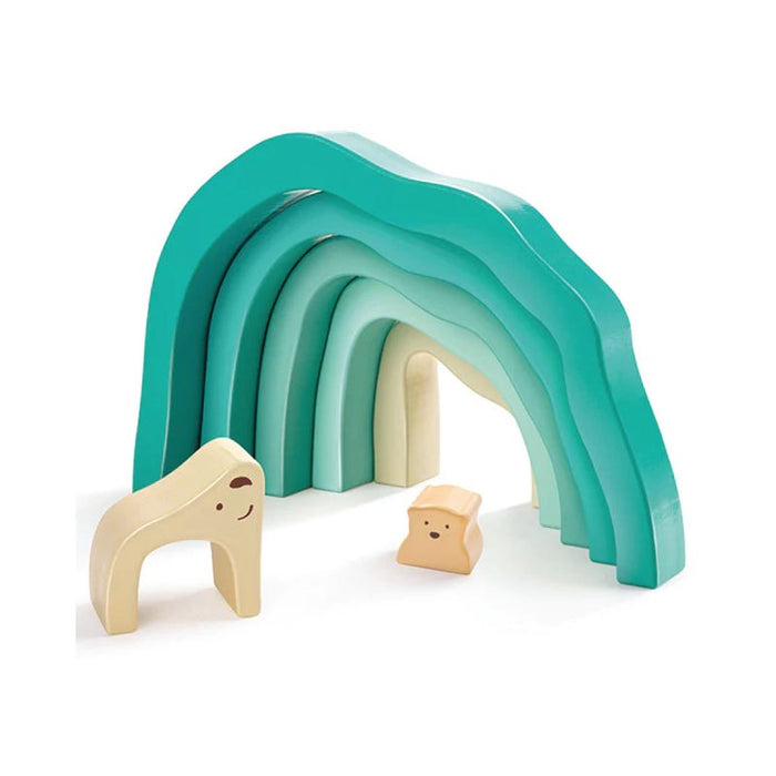 Hape Artic Polar Bear Stacking Blocks | Koop.co.nz