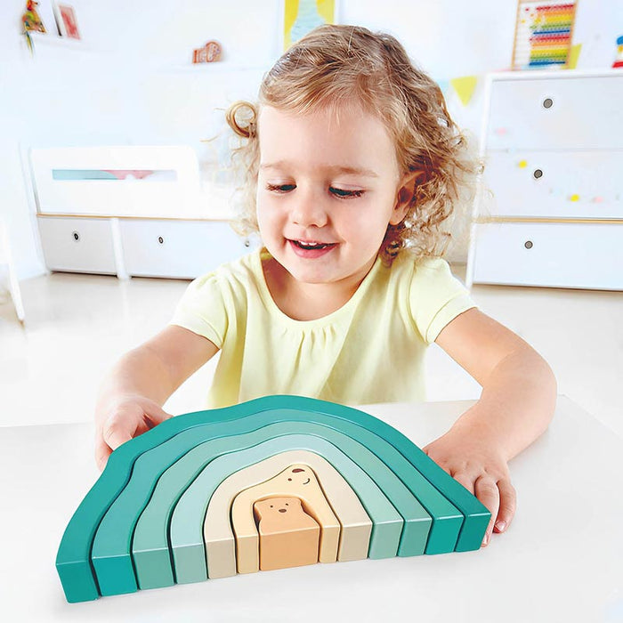 Hape Artic Polar Bear Stacking Blocks | Koop.co.nz