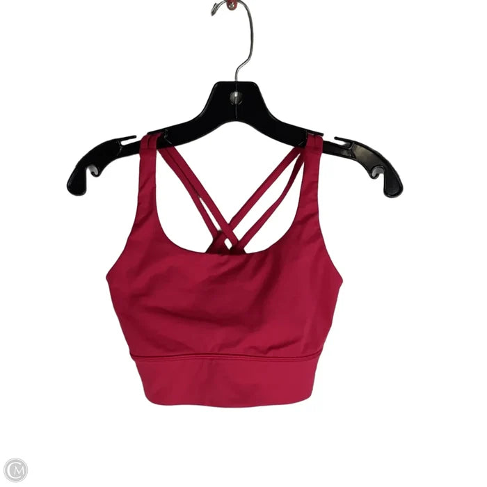 Athletic Bra By Lululemon In Pink, Size: 6