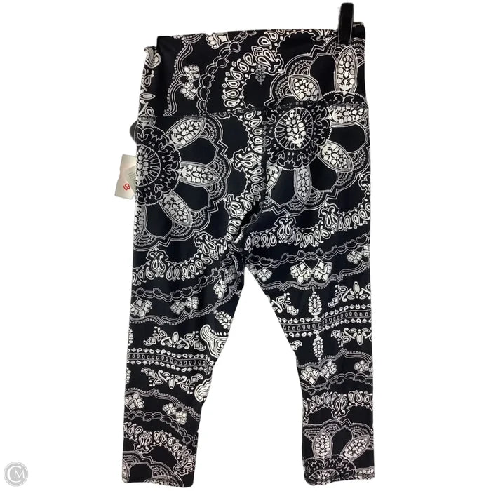 Athletic Capris By Free People In Black & White, Size: S