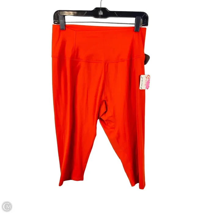 Athletic Capris By Free People In Orange, Size: L