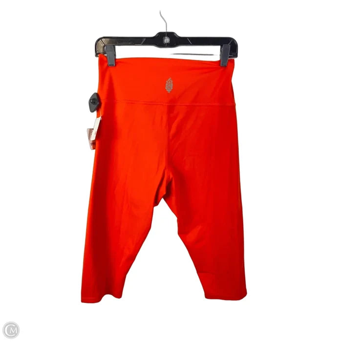 Athletic Capris By Free People In Orange, Size: L