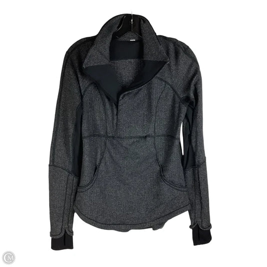 Athletic Jacket By Lululemon In Grey, Size: 8