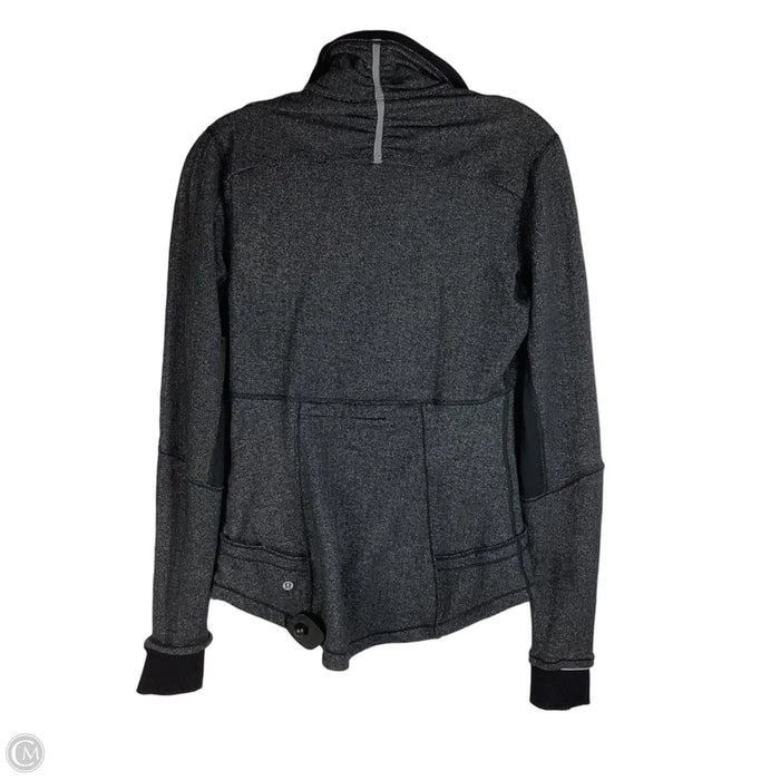 Athletic Jacket By Lululemon In Grey, Size: 8