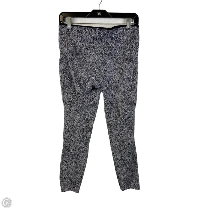 Athletic Leggings By Lululemon In Black & White, Size: 8
