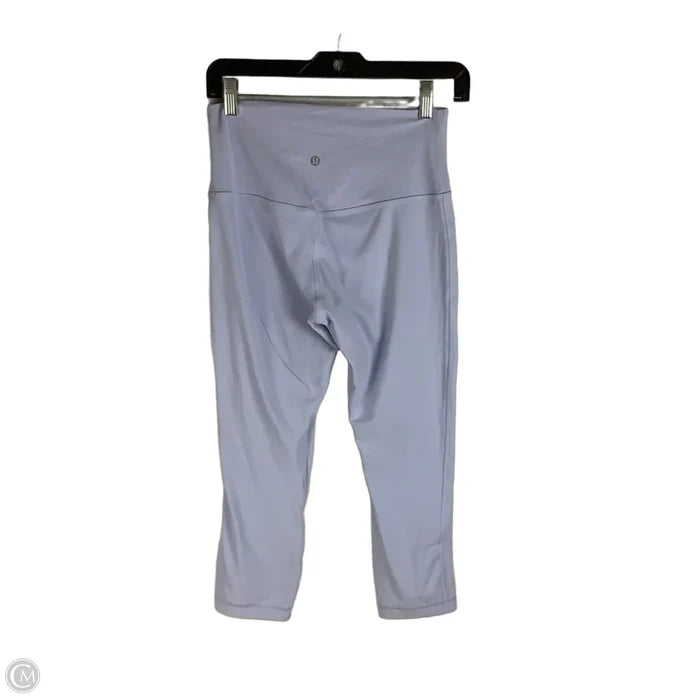 Athletic Leggings Capris By Lululemon In Purple, Size: 8