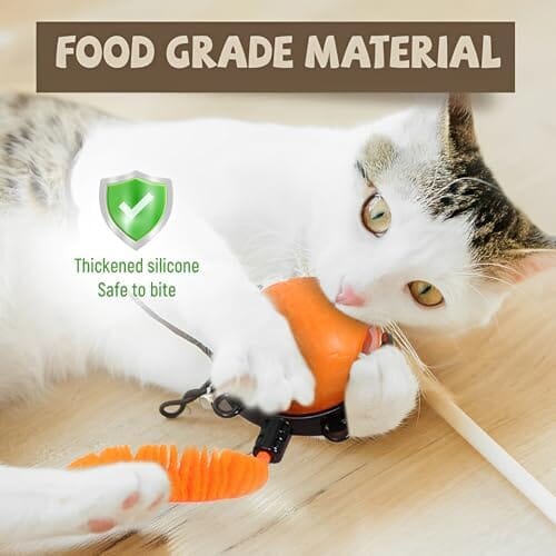 Automatic Interactive Cat Toys for Indoor Cats with 2 Speeds Cat Toys Pet Clever