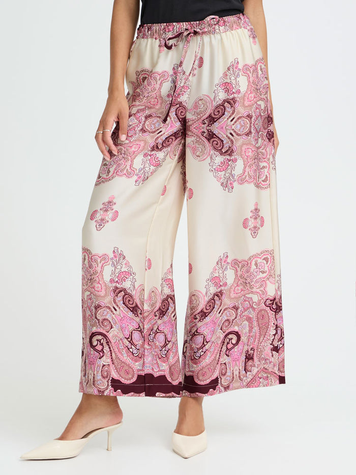 B Young ByJannike Pants Birch & Pink