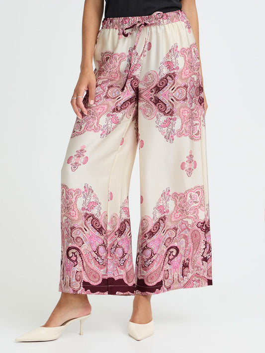 B Young ByJannike Pants Birch & Pink