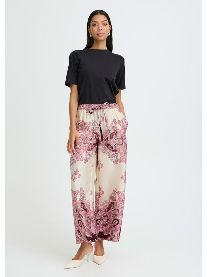 B Young ByJannike Pants Birch & Pink