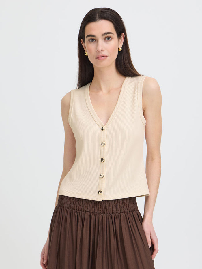 B Young ByRubina Knit Top Birch