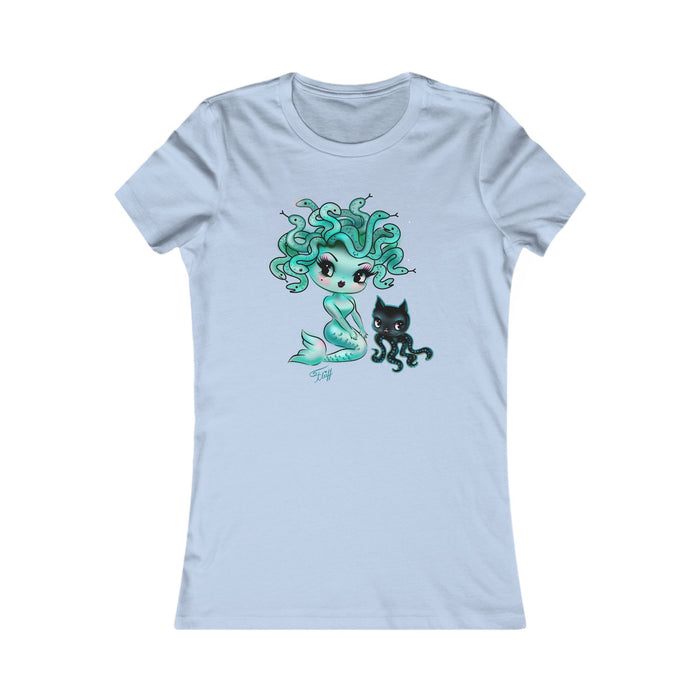 Baby Medusa Mermaid • Women's Form Fitting Tee
