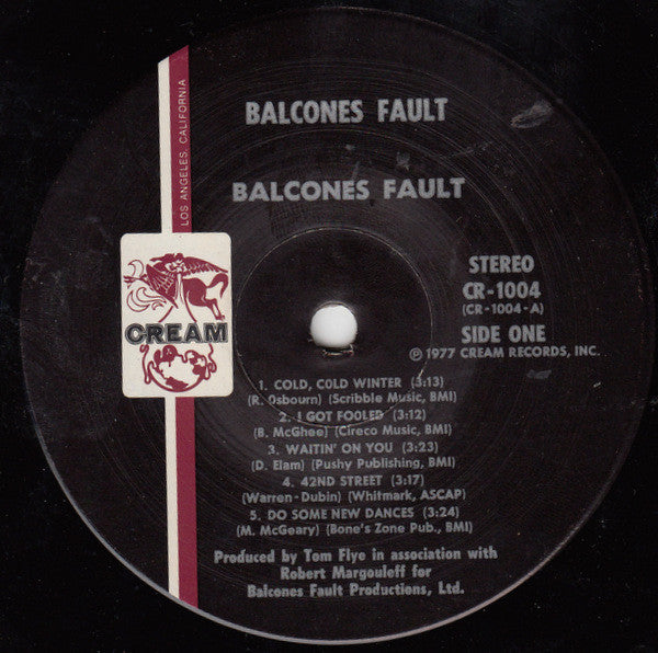 Balcones Fault - It's All Balcones Fault (LP) [US] 1st (Mint (M))