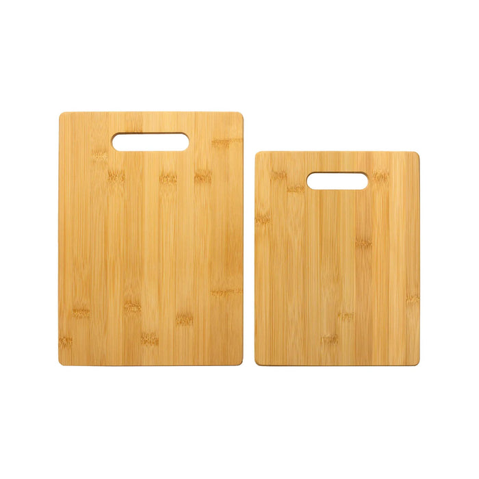 Bamboo 2pc Cutting Board Set