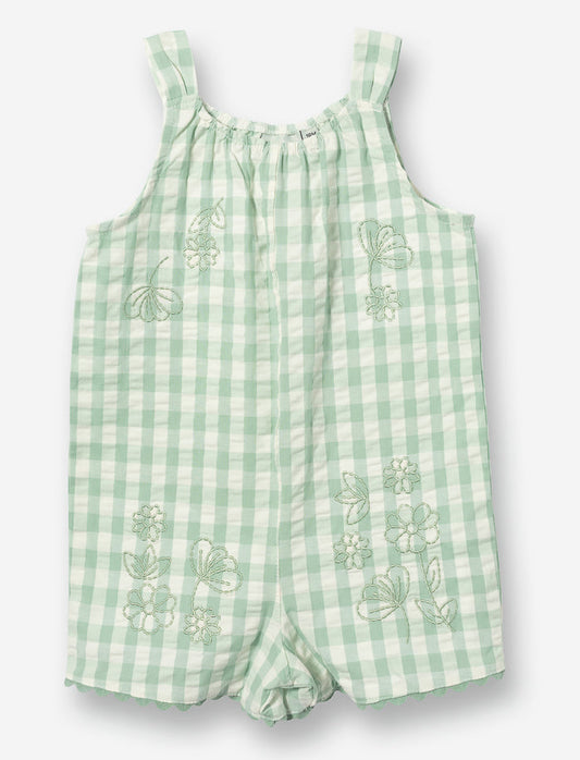 Barboteuse en gingham