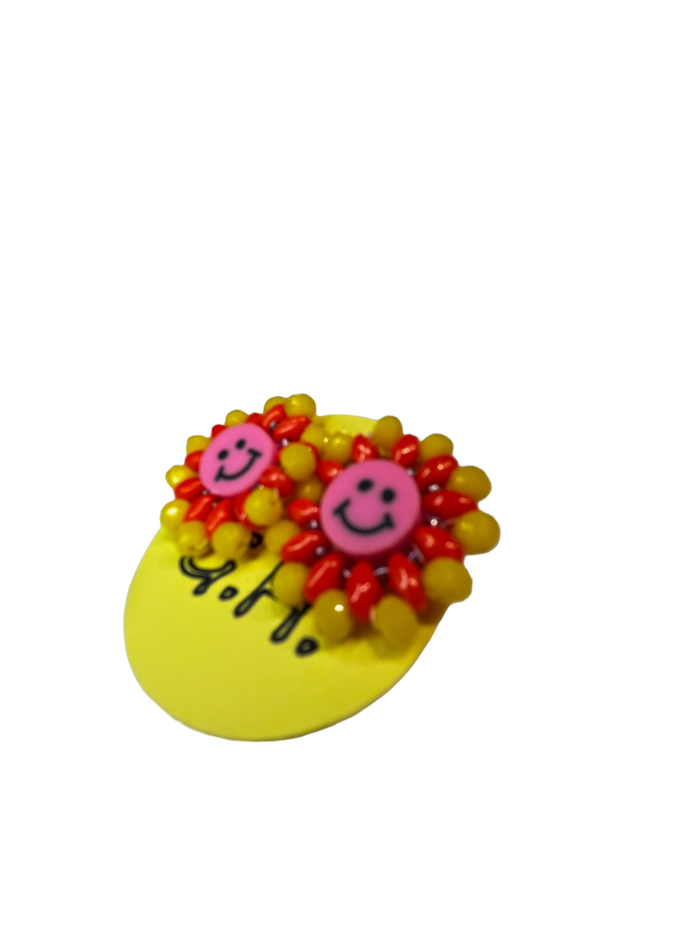Beaded Stud Earrings