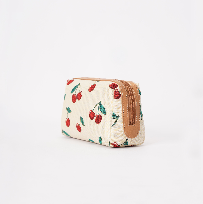 BEAUTY-CHERRY-CREAM | Cherry Cream Beauty Bag