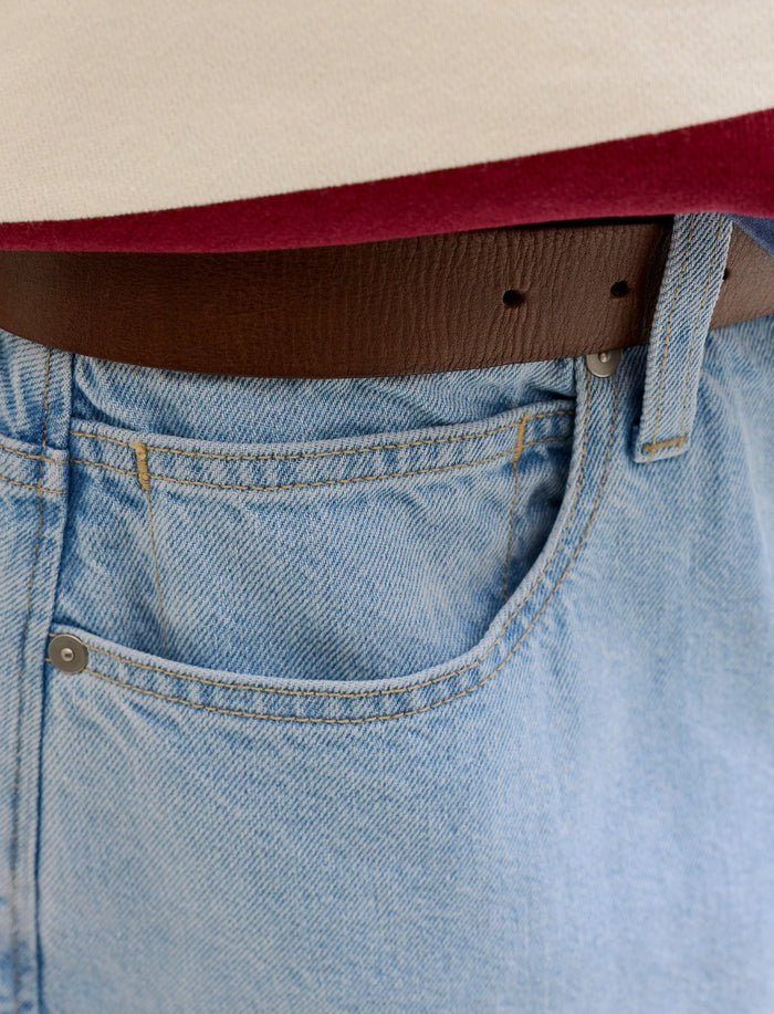 Bermuda ample en denim