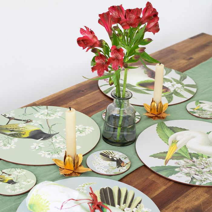 100% New Zealand Birds & Botanicals Of NZ Placemat Set/6 | Koop.co.nz