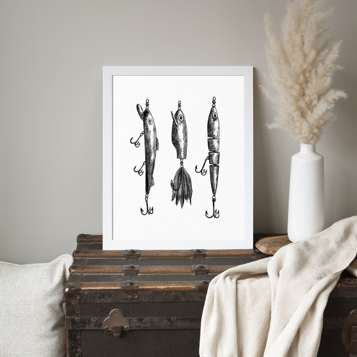 5"x7" / Art Print / White