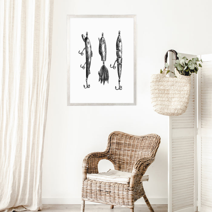 5"x7" / Art Print / Antique Silver