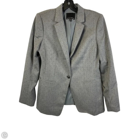 Blazer By Banana Republic In Grey, Size: 8