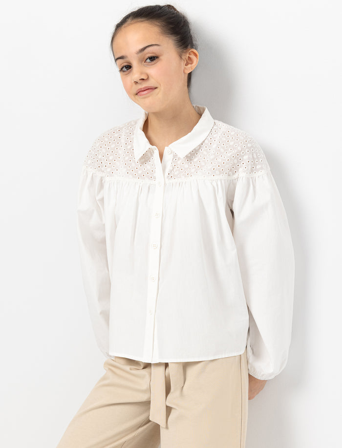 Blouse classique à col chemise