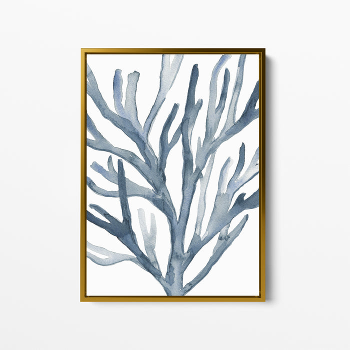Blue Seaweed Coral Watercolor No. 2 - Jetty Home