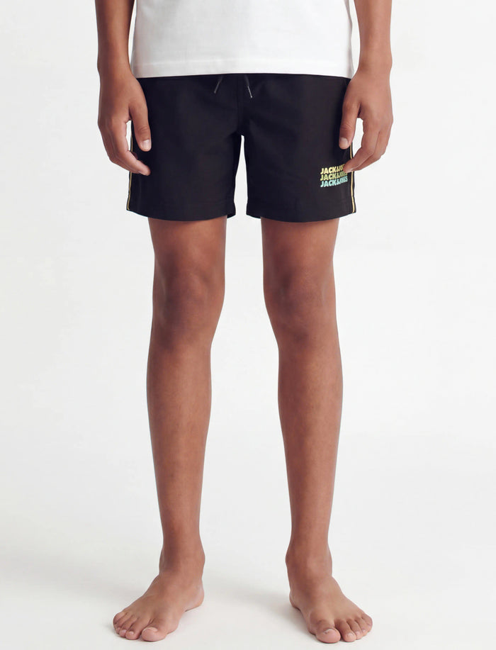 Boardshort à bandes contrastantes