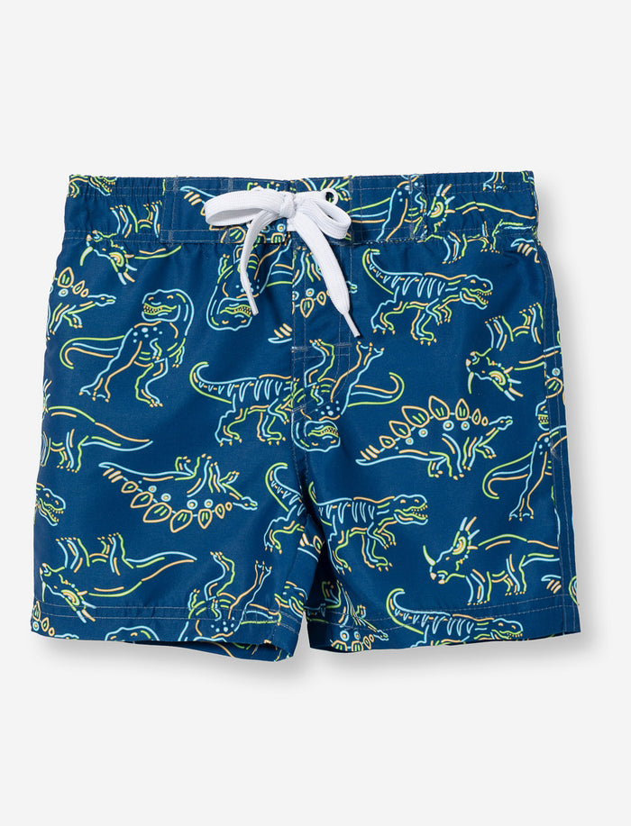 Boardshort imprimé à taille élastique - petit garçon