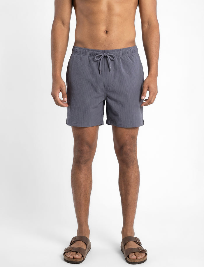 Boardshort imprimé à taille élastique