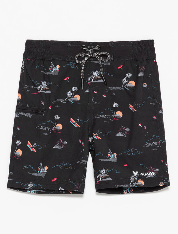Boardshort rayé