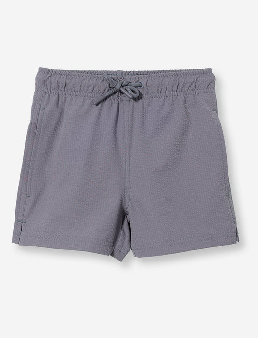 Boardshort uni à taille élastique - petit garçon
