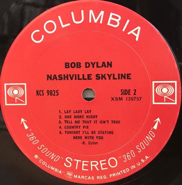 Bob Dylan - Nashville Skyline (LP) [US] 1st (Mint (M))