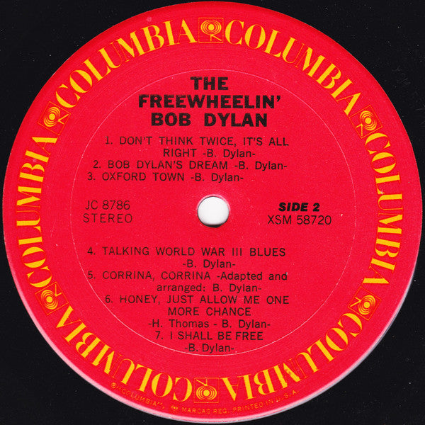 Bob Dylan - The Freewheelin' Bob Dylan (LP) [US] RP (Very Good Plus (VG+))