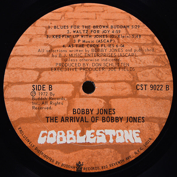 Bobby Jones (2) - Arrival Of Bobby Jones (LP) [US] 1st (Near Mint (NM or M-))
