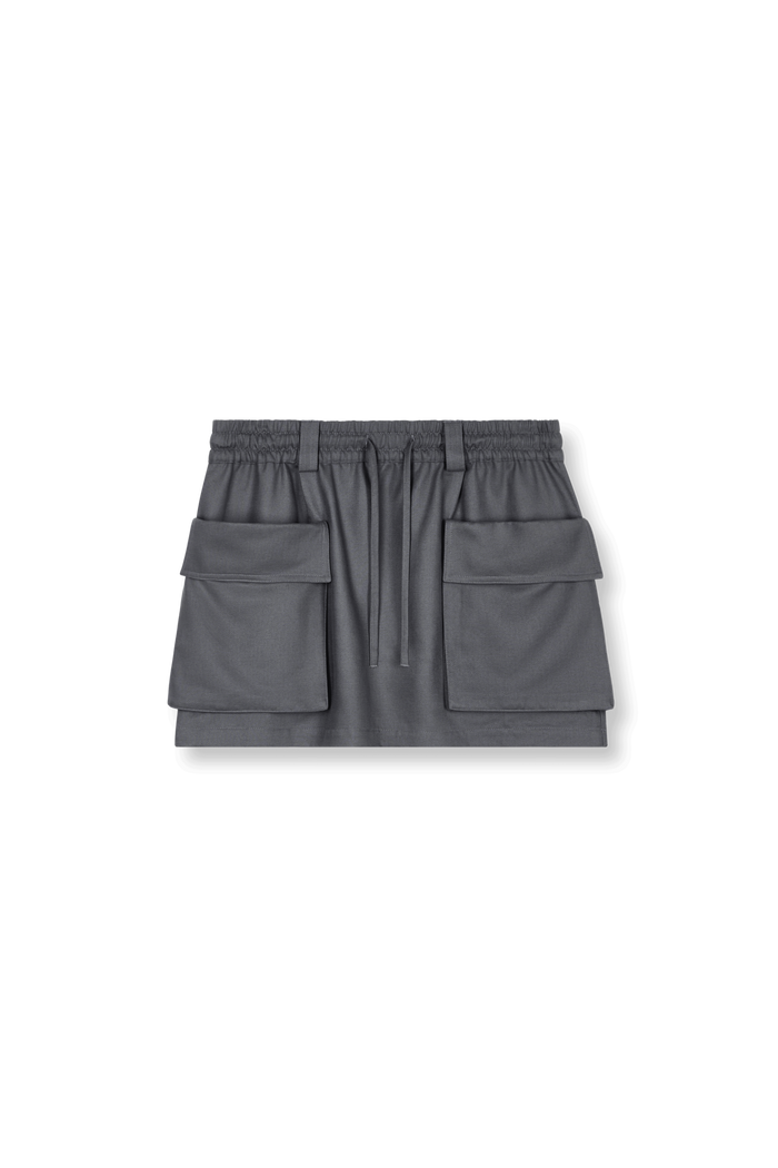 BOBBY Mini Skirt Dark Grey