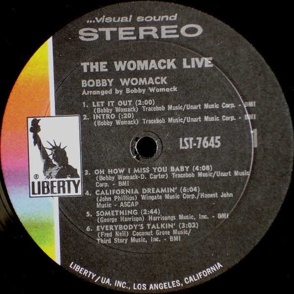 Bobby Womack - The Womack "Live" (LP) [US] 1st (Very Good (VG))