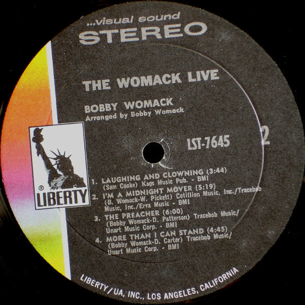 Bobby Womack - The Womack "Live" (LP) [US] 1st (Very Good (VG))