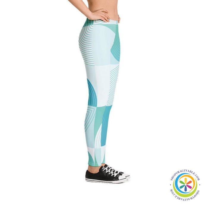 Bold Abstract Full Length Leggings-ShopImaginable.com