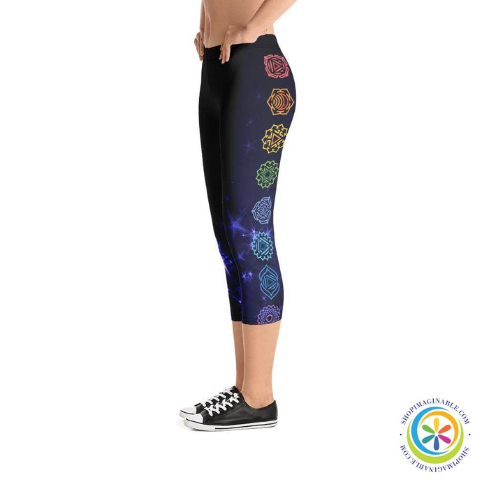 Bold Chakra Capri Leggings-ShopImaginable.com