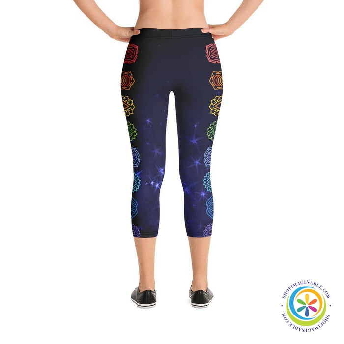 Bold Chakra Capri Leggings-ShopImaginable.com