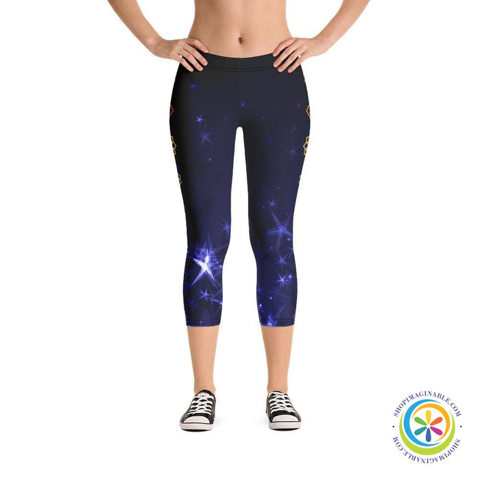 Bold Chakra Capri Leggings-ShopImaginable.com