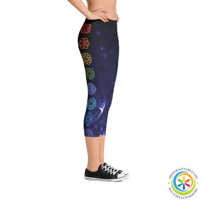 Bold Chakra Capri Leggings-ShopImaginable.com