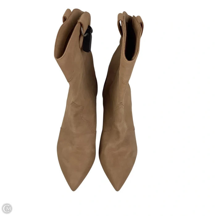 Boots Ankle Heels By Dolce Vita In Brown, Size: 7.5