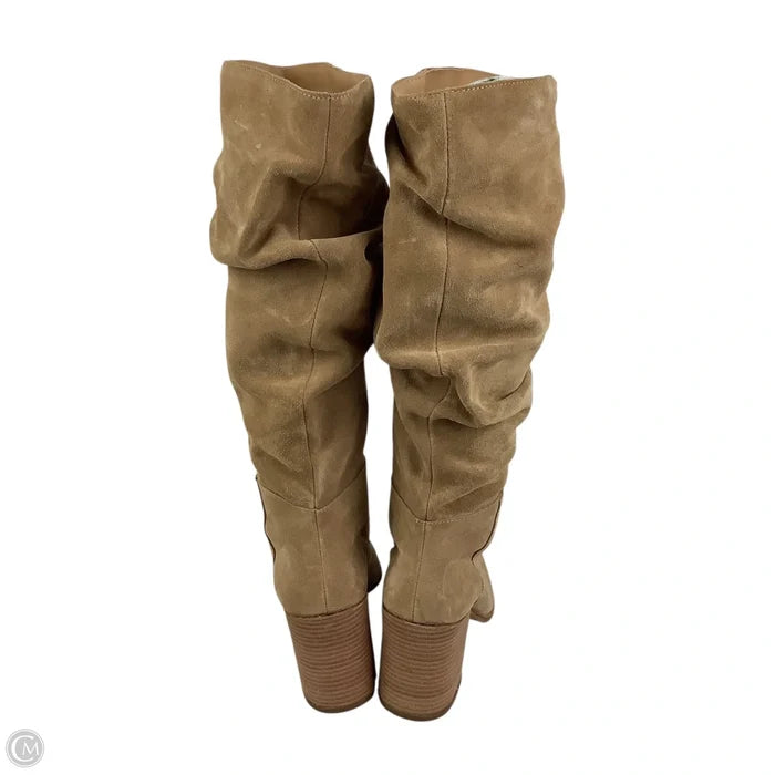 Boots Ankle Heels By Steve Madden In Brown, Size: 9.5