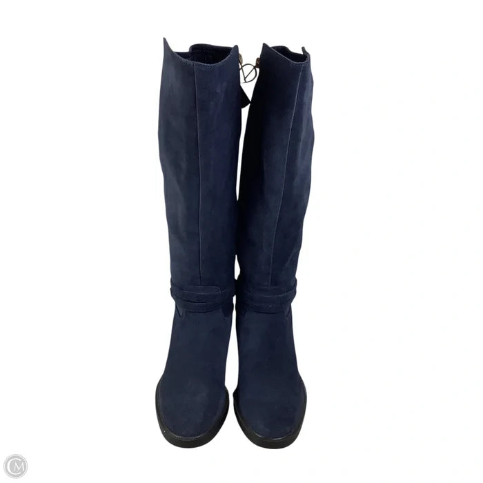 Boots Knee Flats By Vince Camuto In Navy, Size: 9.5W